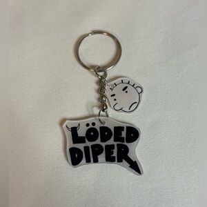 Handmade Diary Of A Wimpy Kid “Loded Diper” Rodrick Keychain